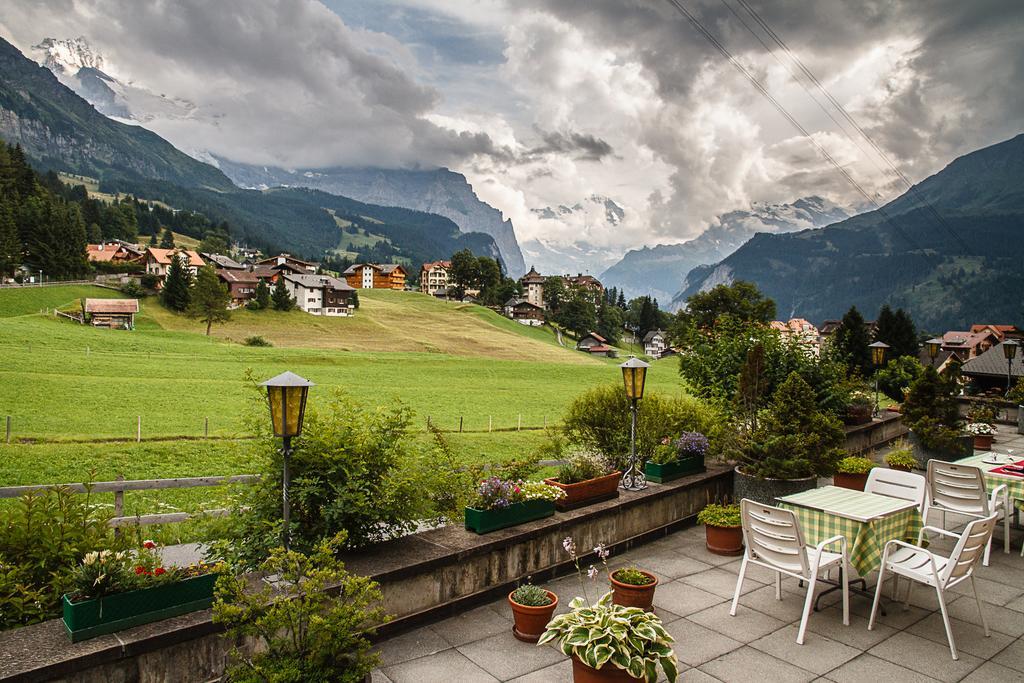 Hotel Berghaus Венген Экстерьер фото