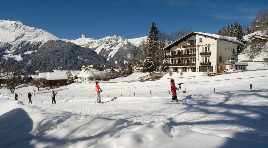Hotel Berghaus Венген Экстерьер фото